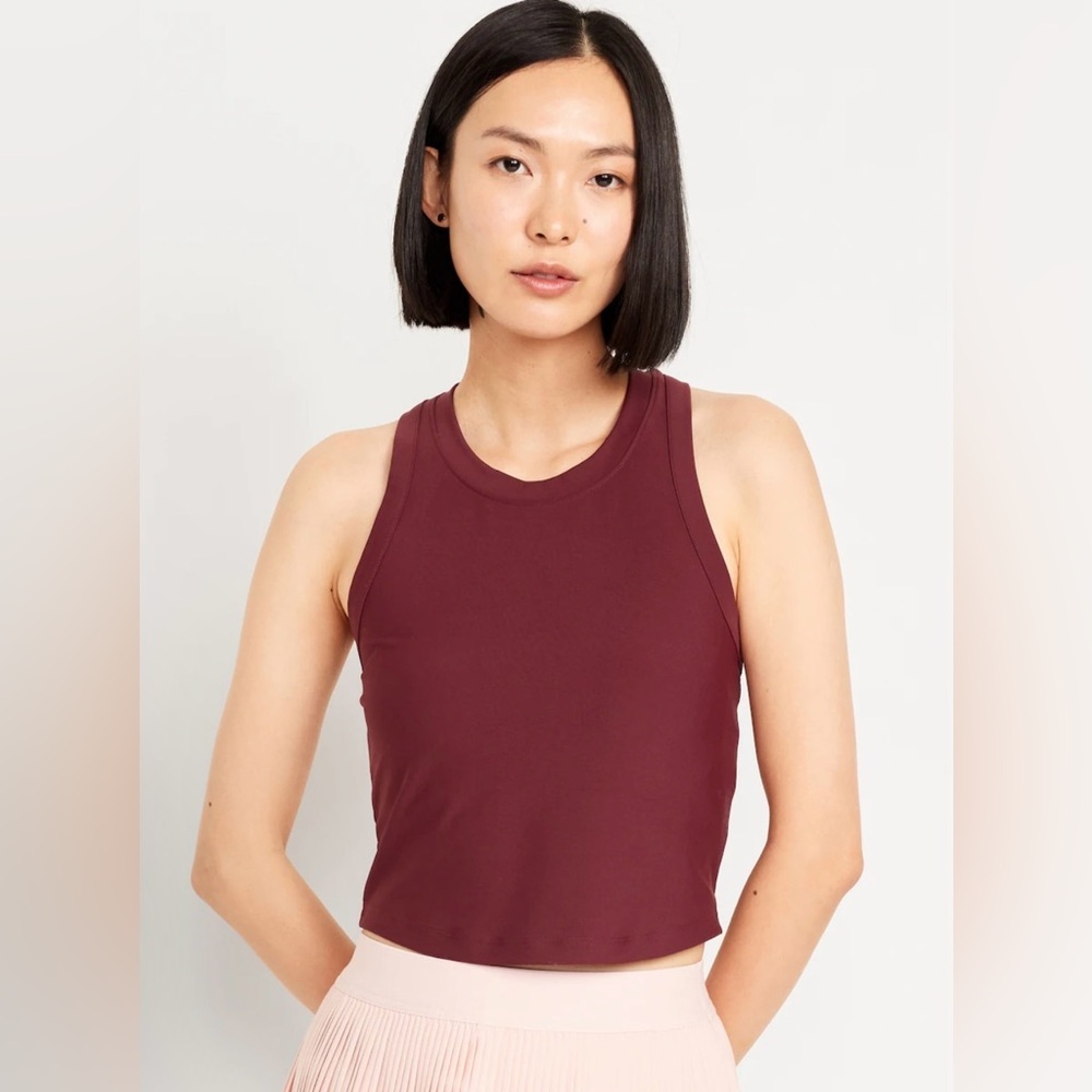 Old Navy Women's PowerSoft Racerback Tank - Royal Velvet - Size M Petite NWT